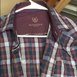 Bugatchi Men’s Casual Button Down Long Sleeve L
